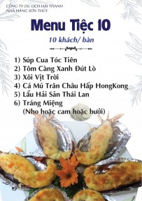Menu tiệc -10